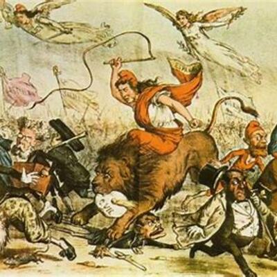 Timeline: El Sexenio Revolucionario (1868-1874): intentos democratizadores. De la Revolución al ensayo republicano.