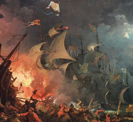 England defeats Spanish Armada