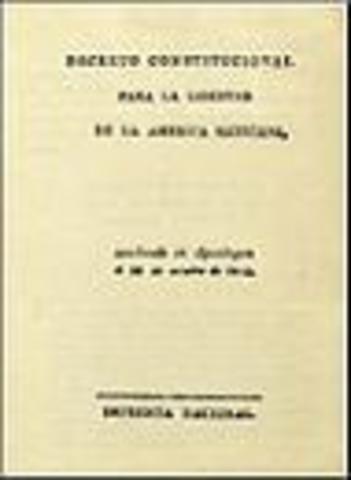 Decreto Constitucional para la libertad de la America
