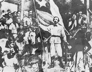 Grito de Yara (inicio de la primera guerra de independencia de Cuba).