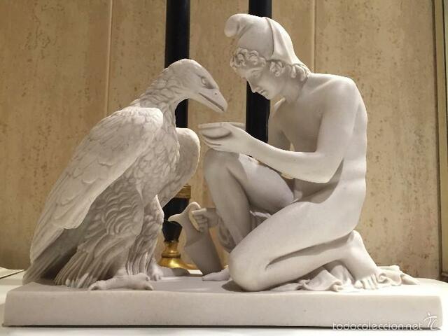 Ganímedes dando de beber al águila, Bertel Thorvaldsen