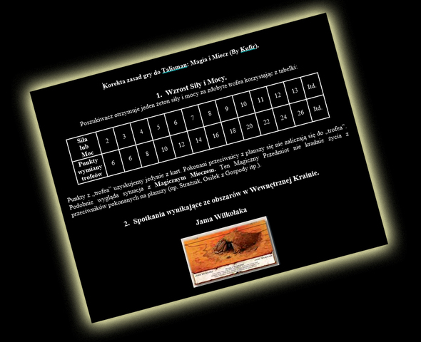 Wewnętrzna Kraina - Korekta Zasad