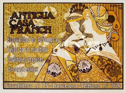 Cartel para alfombras (Riquer)