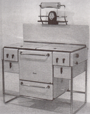 Cocina de gas, Norman Bel Geddes