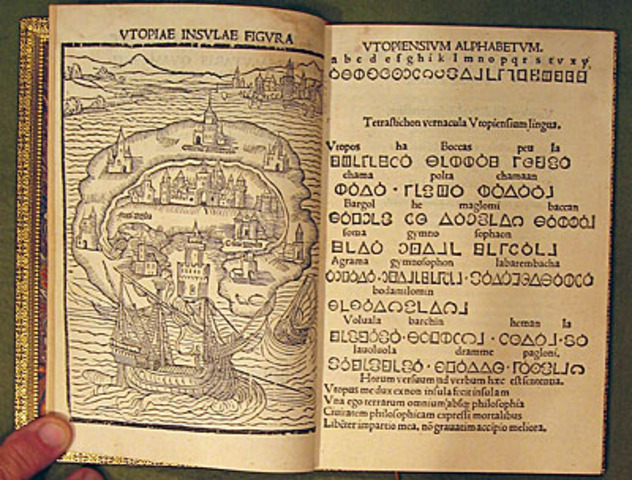Thomas More wrote "Utopia"