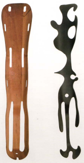 Leg Splint y Escultura, Charles & Ray Eames