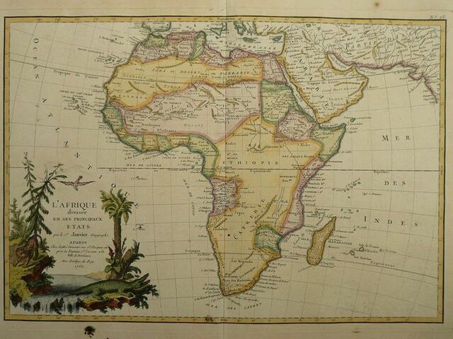 Hacen la cartografia de Africa por su oro