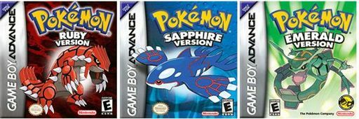 Pokemon Rubí / Zafiro / Esmeralda