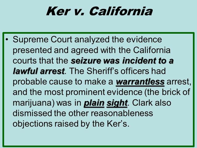 Ker v. California