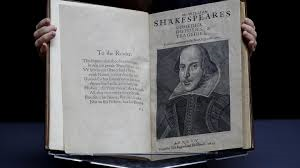 Publication of Shakespeare's First Folio