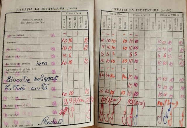 Incepe gimnaziul la Scoala Generala nr. 114