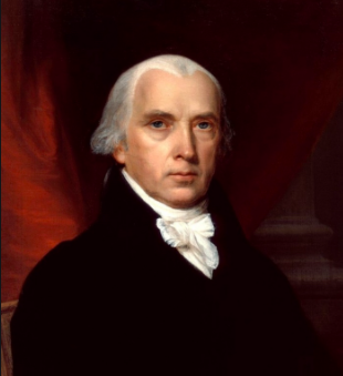 James Madison is inaugurated as the 4th president