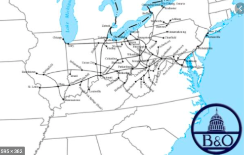 Construction begins on the Baltimore and Ohio Railroad