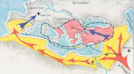 Timeline: Ιστοριογραμμή εξάπλωσης Αράβων στην Ασία, την Αφρική και την Ευρώπη.