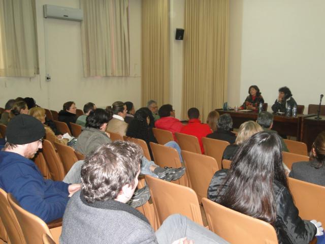 Palestra sobre Economia Solidária