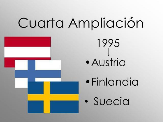 La unión de Austria, Finlandia y Suecia