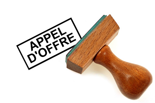 Lancement d'un appel d'offre