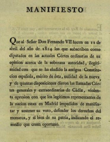 Manifiesto de los Persas