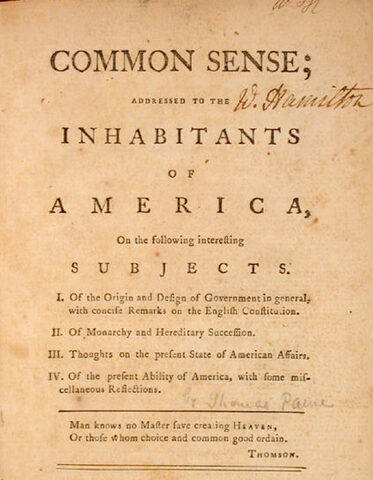 Thomas Paine's Common Sense
