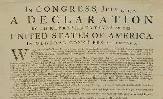 Declaration of Independence