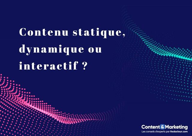 web interactif et dynamique