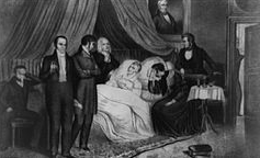 President Harrison dies and John Tyler takes control of presidency
