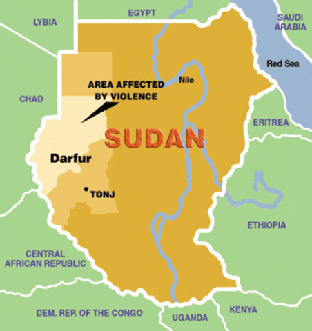 Conflicts in Darfur Begin