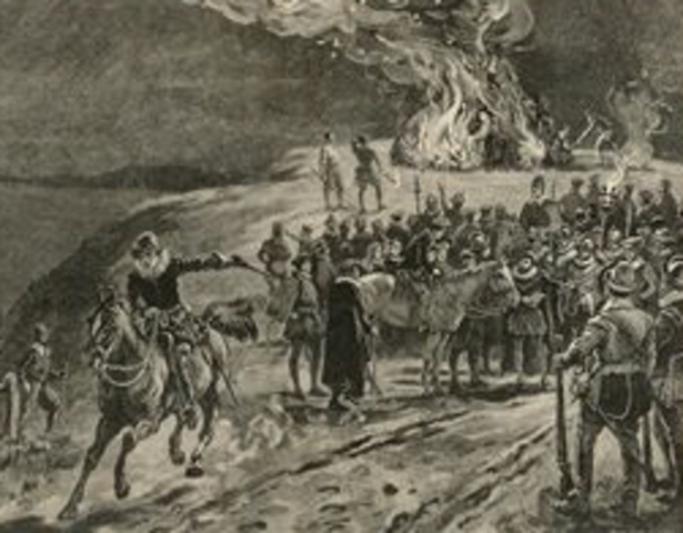 England defeats the Spanish Armada