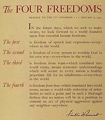 The Four Freedoms Speech