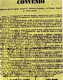 Convenio o (abrazo) de Vergara