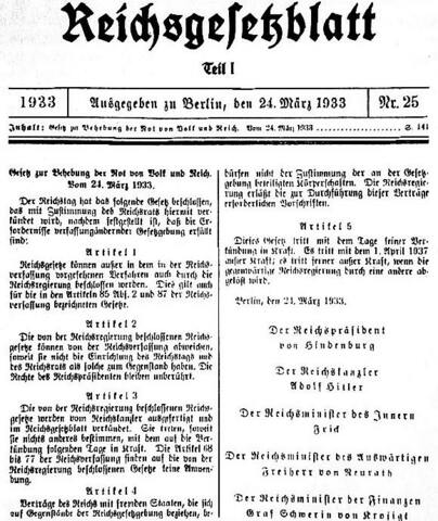 Ermächtigungsgesetz