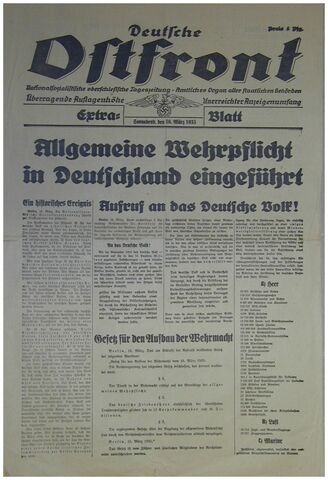 Wiedereinführung der Wehrpflicht