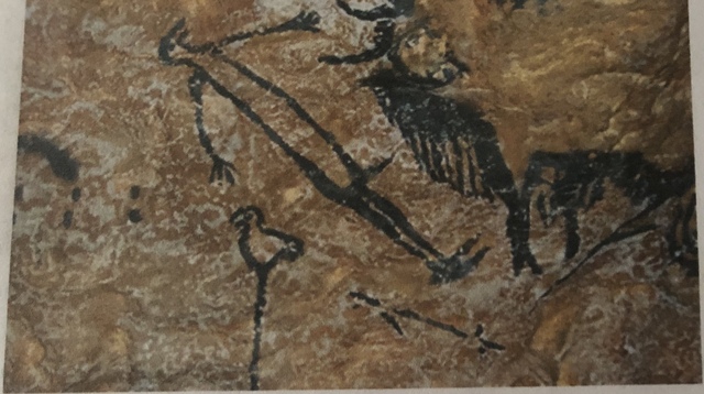 Figura antropomorfa e bisonte