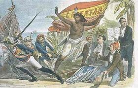 Grito de Yara (inicio de la primera guerra de independencia de Cuba). (Octubre)