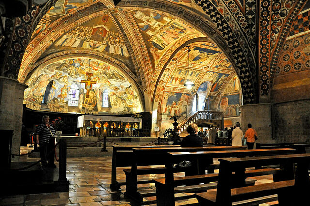 Pareti Basilica Inferiore Di Assisi