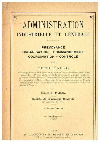 Administration Industrielle et Générale