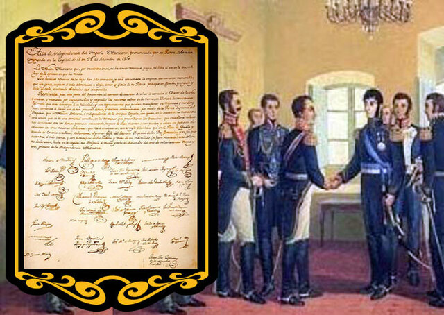 Firma el acta de independencia