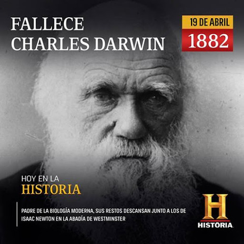 Charles Darwin muere
