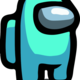 Cyan among us character