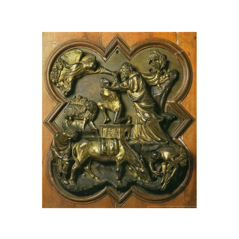 “Sacrificio di Isacco, Brunelleschi”