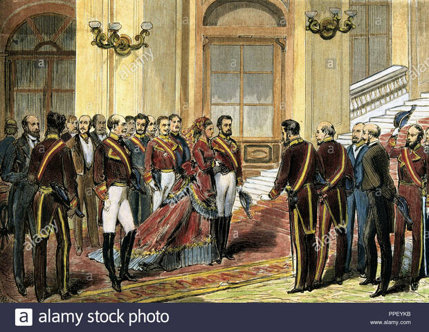 Proclamación de las Cortes del rey Amadeo I de Saboya.