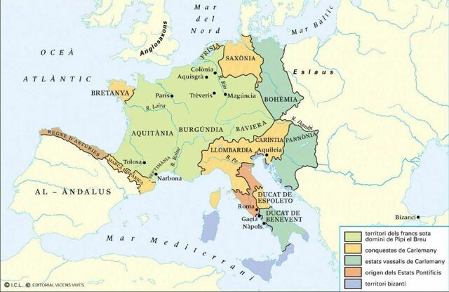 divisió de l'imperi carolingi