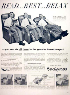 Publicidad del sillón BarcaLounger