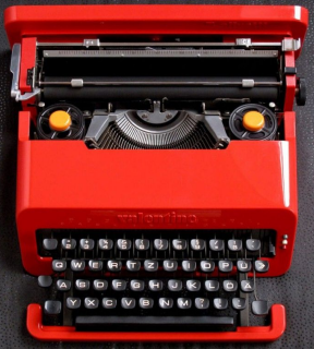 Máquina de escribir “Valentine”, Ettore Sottsass