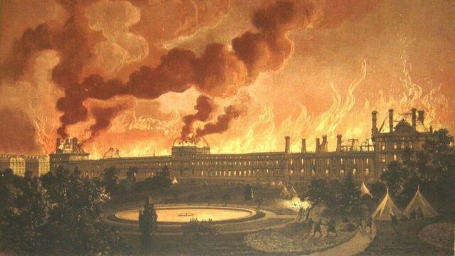 Destrucción del Palacio de las Tullerías