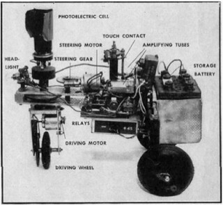 Tortues cybernétiques / de Bristol inventées par William Grey Walter