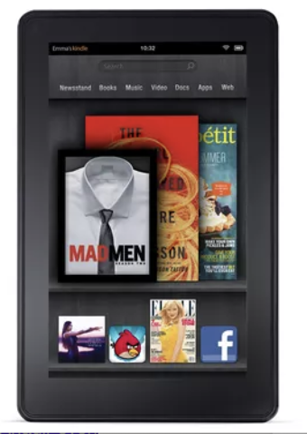 Sale a la venta Amazon Kindle Fire Tablet, la primer tableta de precio accessible.