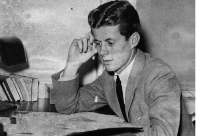 John F. Kennedy graduates from Harvard College