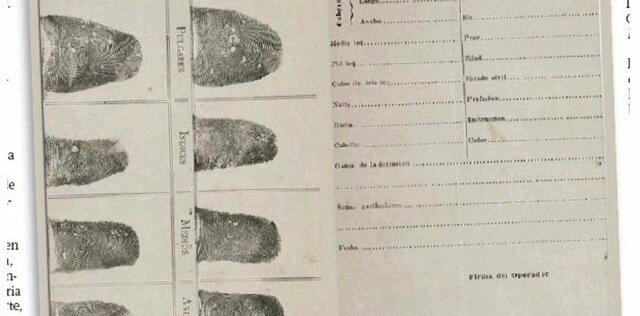 Mary Holland, capacitadora del personal de la Marina y la primera mujer instructora estadounidense sobre huellas dactilares