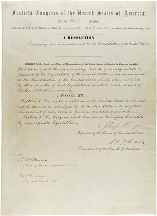 15th Amendment Passed